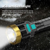Outdoor Portable Flashlight  Home Built-in Battery Rechargeable Multi-function-TI00759-Veeddydropshipping
